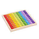 Wooden 99 Multiplication Table Montessori Enlightenment Early Educational Toys