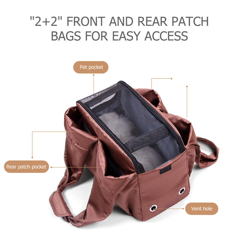 Portable Casual Shoulder Bag Waterproof Outdoor Cat Dog Carrier Panier Handba