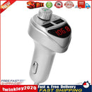 Car Charger FM Transmitter Dual USB Bluetooth-Compatible Audio MP3 Player Newly