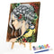 Flower Girl Oil Paint By Numbers Kit DIY Drawing Picture for Adults Home De