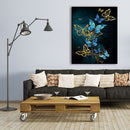 Butterfly 5D DIY Full Round Drill Diamond Painting Hanging Canvas Picture Gif