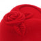 Engagement Gift Storage Velvet Ring Box Wedding Ring Box Red Heart Jewelry Box
