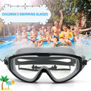 Children Goggles Waterproof Anti-fog Swimming Snorkeling Glasses (Black) Newly