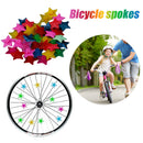 36pcs/Set Bicycle Wheel Spokes Colorful Clip Decor Kids Bike Cycling Parts