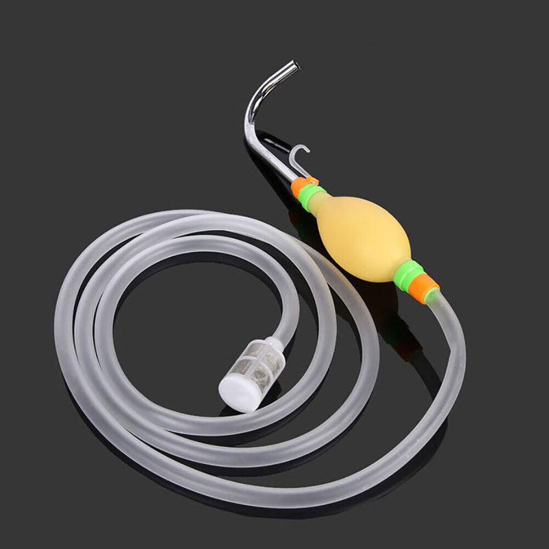 Fishing Water Dispenser Suction Manual Hand Pump Pipe Portable Tools (2.1m)