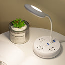 Portable Flexi Ring Lamp USB Study Reading LED Light Eye Protection (White)
