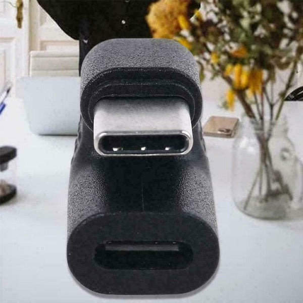180Degree USB 3.1 Type-C Male to Female Converters For Cellphone Adapter K2A7