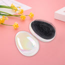 Detangling Soft Egg Round Comb Anti Static Straightening Hair Brush Salon Too