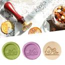 25mm Wax Seal Can Replace Round Copper Head for Stamp Decor (DW14 Chick) Newly