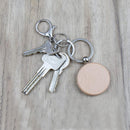 25x Leere Holz Keychain SchlÃ¼ssel Ringe Tags Charme Handtasche Geldbeutel