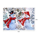 5D Diamond Paintings Christmas Snowman Embroidery DIY-Cross Stitch Xmas