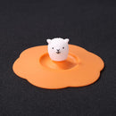 Torx Silicone Cup Cover Heat-resistant Leakproof Reuse Cartoon Lid (Alpaca)