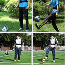 Soccer Training Belt Adjustable Football Trainer Practice Assistance Strap Black