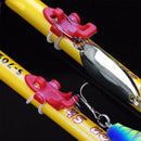 3 Rubber Rings Plastic Rubber Fishing Gear Safe Hanger Fishingrod Lures Holders