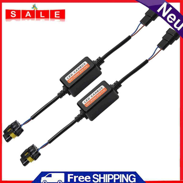 Generic 1 Pair 9005/9006/9012 LED Headlights Canbus Decoder Anti-Flicker-W