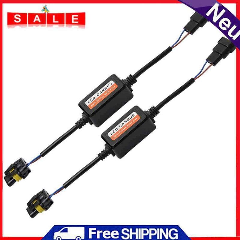 Generic 1 Pair 9005/9006/9012 LED Headlights Canbus Decoder Anti-Flicker-W
