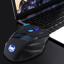 ZELOTES F-14 7 Keys 2.4G Wireless 2400DPI Adjustable USB Receiver Optical Mouse