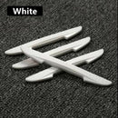 4× White Car Door Edge Scratch Anti-collision Protector Guard Strip Accessories