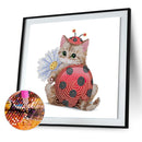 5D DIY Part Special Shaped Drill Diamond Painting Cat Art Decor (YX287) Newly