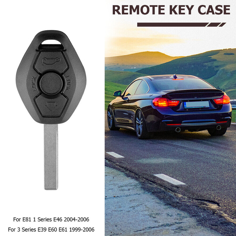 3 Buttons Remote Car Key Fob Case Shell for  E81 E46 E39 E60 E61 E63 E38 E83