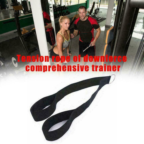 Tricep Rope Pull Down Fitness Laterals Biceps Muscle Tool Sport Training T5S4