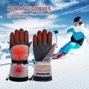 2pcs Smart Ski Heated Gloves Waterproof Motorcycle Bicycle Cycling Glove Mittens