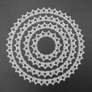 4pcs Metal Cutting Dies Stencils for DIY Scrapbooking Photo (Round Star)-252458.