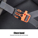 40L Waterproof Travel Cycling Camping Backpack with Rain Cover (Royal Blue)