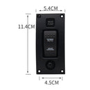 Pumps Control Panel ON-OFF-ON 12-24V Deck Cleaning Bottom Pump Switch Panel