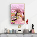 Full Square 5D DIY Diamond Painting Embroidery Cross Stitch Cherry Blossom Chair