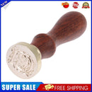 Retro Rose Pattern 26 Letter A-Z Alphabet DIY Wax Seal Stamp with Handle(W)