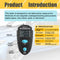 Digital Mini Car Paint Tester Coating Thickness Gauge Meter Tools Fe/NFe 0.1-2mm