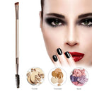 Double-End Makeup Brush Eye Brow Eyelash Soft Lash Brushes Cosmetic Beauty Tool