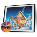 Full Round Drill Diamond Painting Candy House Pictures Handiwork Art Mosaic K