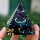 Crystal Energy Generator Pyramid Healing Stone Positive Energy Collect (D) Newly