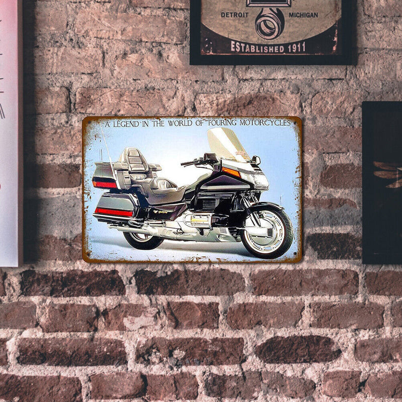 Motorcycle Plate Metal Tin Sign Plate for Bar Pub Club Cafe Garage Home Decor