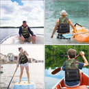 Camouflage Drifting Life Jacket Water Sport Safety Buoyancy Life Vest (M) Newly