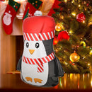 Cute Christmas Aluminum Film Balloon Santa Claus Penguin Balloons for Xmas De