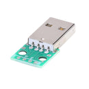 10pcs 4Pin USB Adapter Board USB Male Plug to DIP 2.54mm Welded Adapter Pla