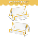 The quality of 12 KP stand brand is 9*6.3*4.8cm the material is acrylic a