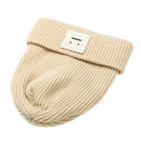 Winter Women Men Knit Ski Beanie Ball Wool Cuff Hat Ski Cap (Beige)