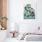 Succulent Partial Oil Paint By Numbers DIY Handpainted on Canvas Wall Art