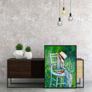 DIY Paint By Number Kit Colorful Chairs on The Grass No Frame Home Decor