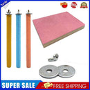 5pcs Wooden Pet Parrot Chew Perche Board Grinding Paw Platform Bird Bite Bar Set