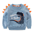 O-Neck Children Kids Boys Long Sleeve Cartoon Print Autumn Lovely Sweatshirt