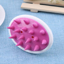Silicone Head Hair Washing Round Comb Scalp Massage Antiskid Hairbrush