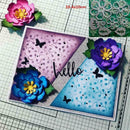 8Pcs Flower Spring Leaf Metal Cutting Dies Stencil Photo DIY F9R4 Album Z6J5