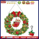 5D Diamond Painting Mosaic Drawing Home Door Wreath Decor Party Garland Gif