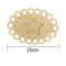 3pcs Wooden Carved Cross Stitch Thread Board(Starfish)