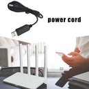 USB to 12VDC Power Boost Line Power Adapter Cable for WiFi Router LED Strip Lamp